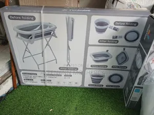 Foldable Bath With Metal Stand