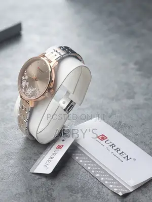 Curren Silver-Rosegold Flora Elegance Watch