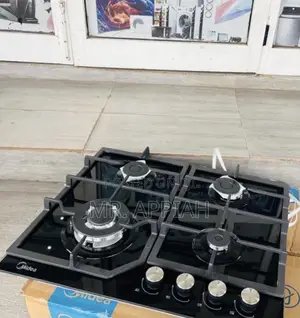 Buy Unique Midea 4 Gas Tempered Glass Hob(Black) 