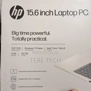 New Laptop HP 8GB Intel Core Ultra 5 SSD 512GB