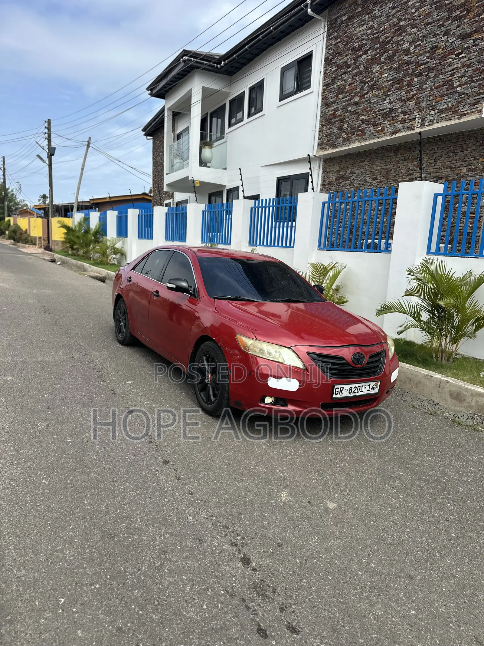 Toyota Camry 2.4 LE 2008 Red