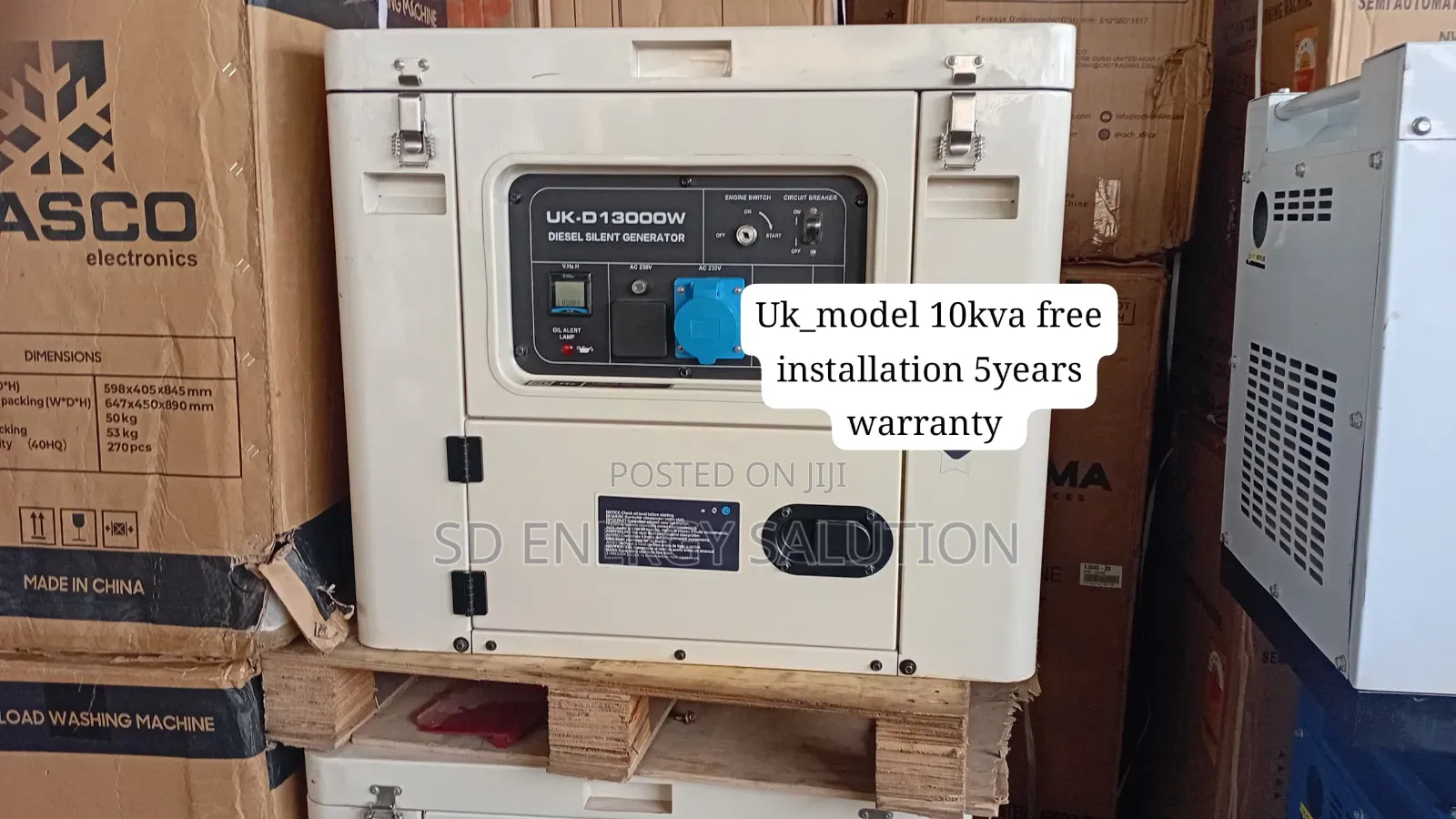 UK Model 13000W Petrol Generator 10kVA – Heavy-Duty Performance