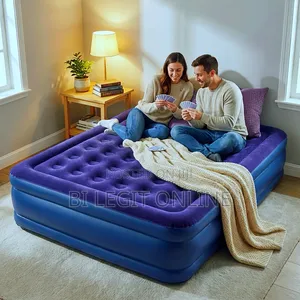 Double Size Air Bed Mattress With Inbuilt Pump