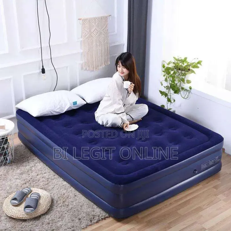 Double Size Air Bed Mattress With Inbuilt Pump