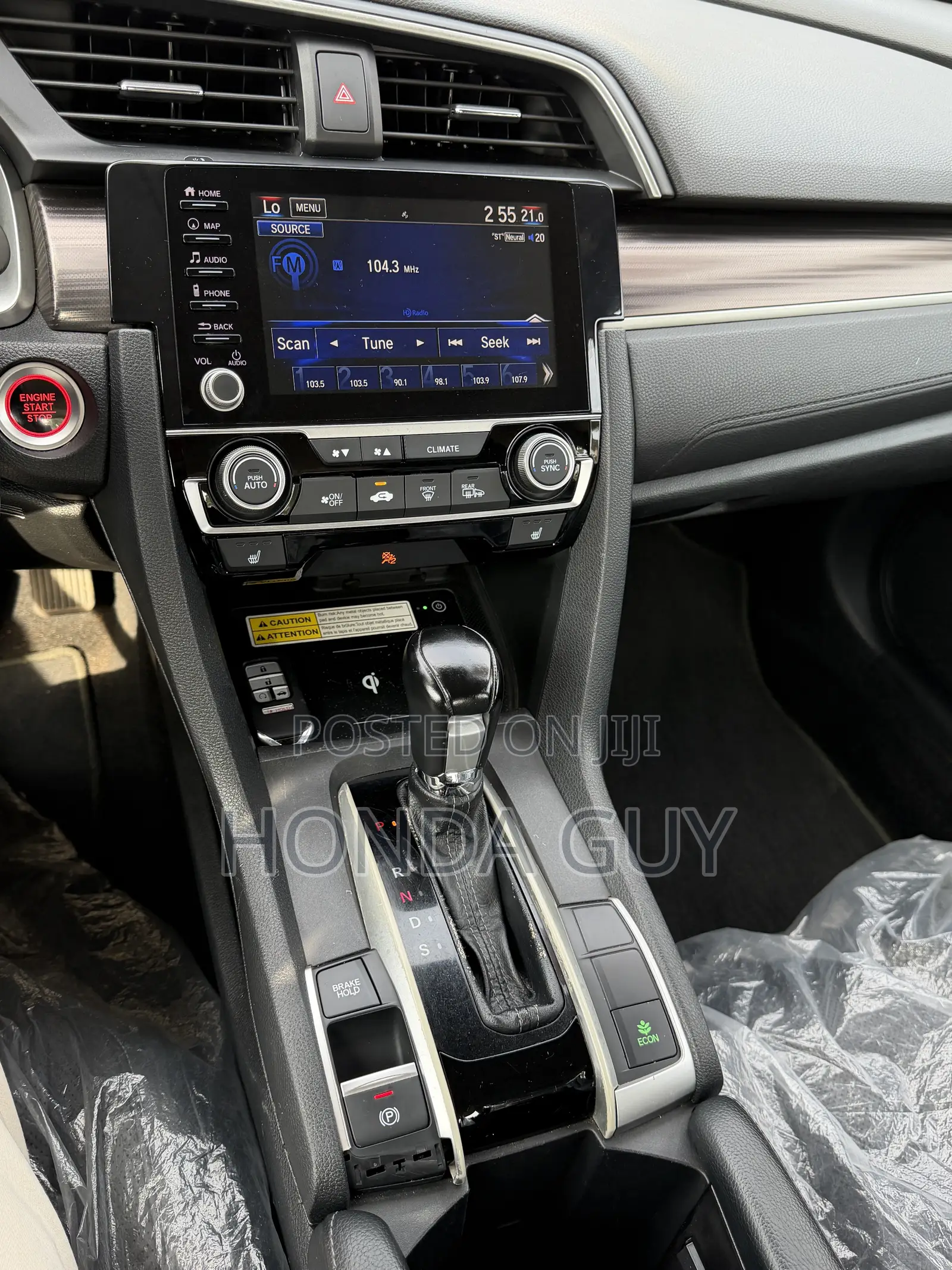 Honda Civic Touring Sedan 2019 Gray