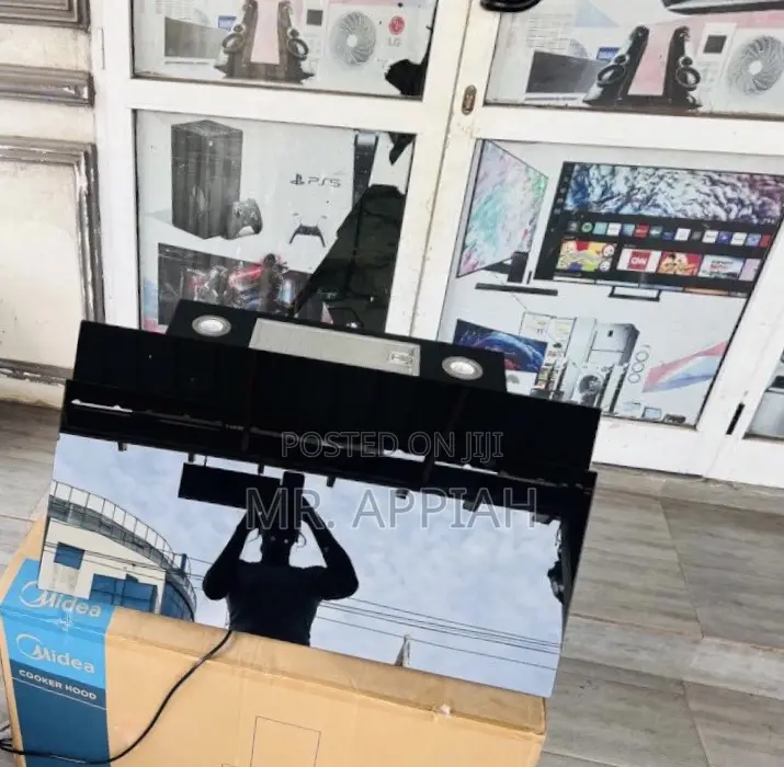 Quality Midea 90j72-B 90cm Heat Extractor With Touch Screen(Black).
