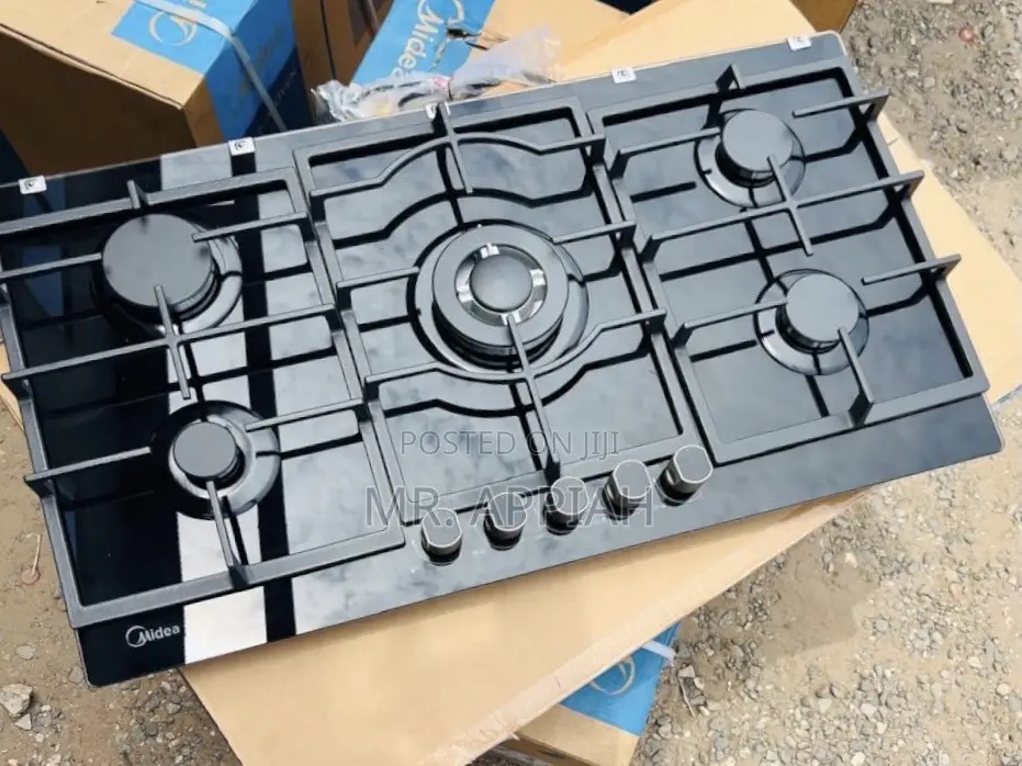 Extremely Adorable Midea 5 Burner Auto Ignition 240 Watts Hob(90cm)