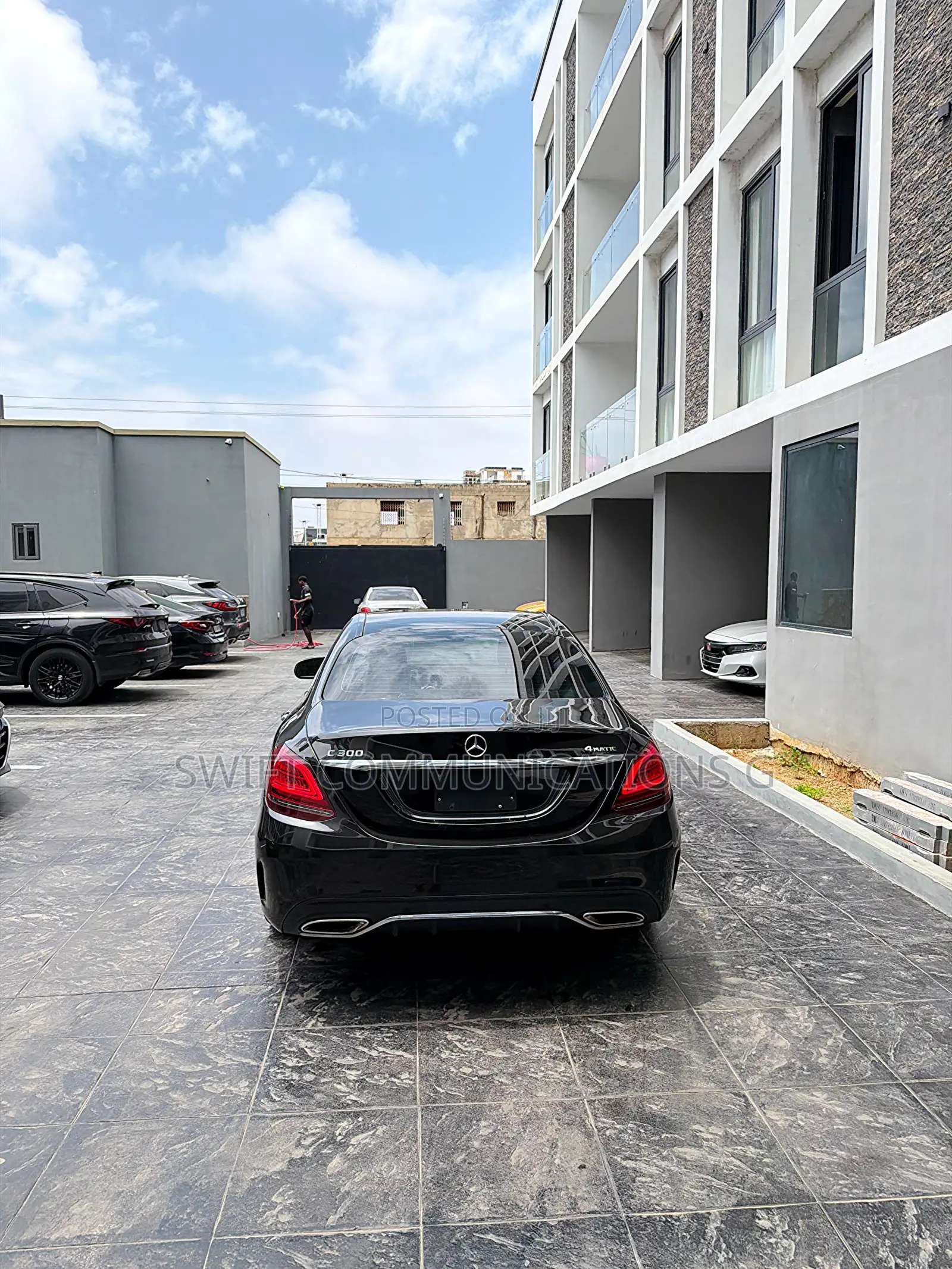 Mercedes-Benz C300 Base C300 AWD 4MATIC Sedan 2019 Black