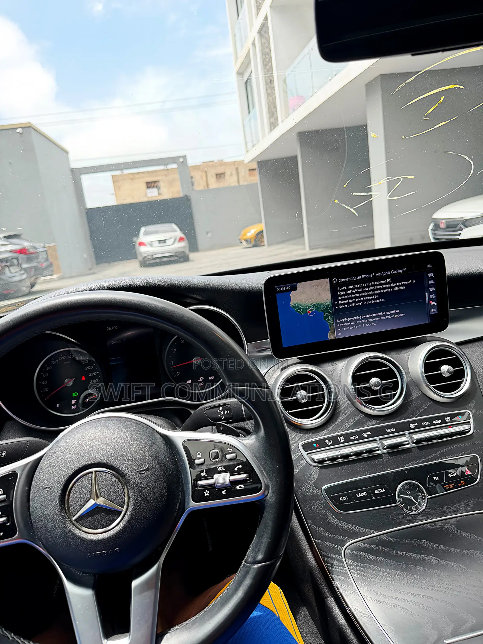 Mercedes-Benz C300 Base C300 AWD 4MATIC Sedan 2019 Black
