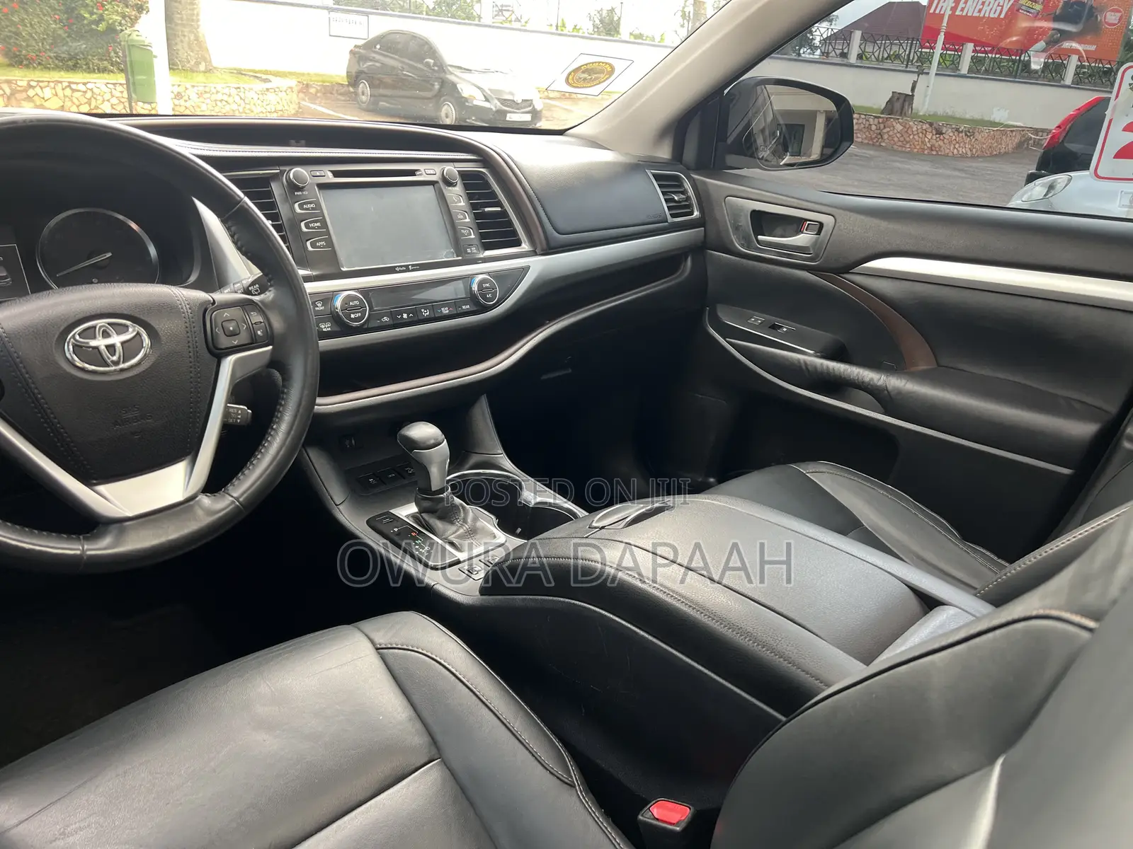 Toyota Highlander XLE V6 4x4 (3.5L 6cyl 6A) 2016 Black