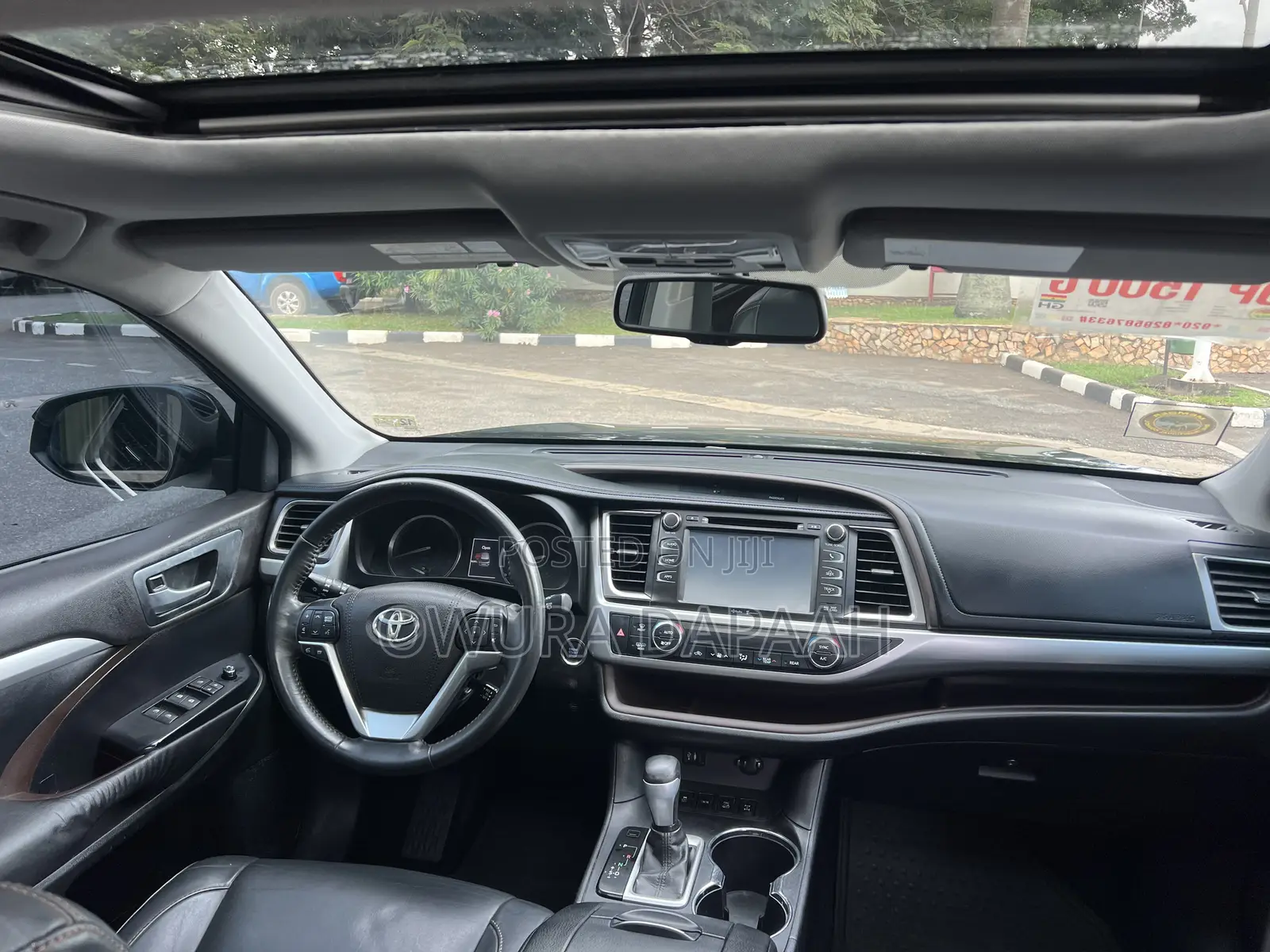 Toyota Highlander XLE V6 4x4 (3.5L 6cyl 6A) 2016 Black