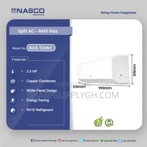 Nasco 2.5Hp R410 Split Air Conditioner