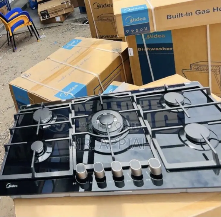 Extremely Affordable Midea 90cm Built in Tempered Glass Hob(5 Gas)