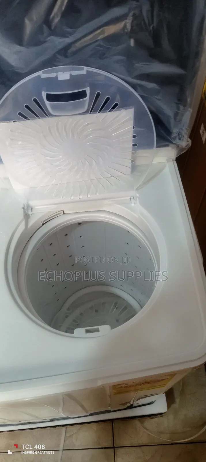 TCL 10.5kg Washing Machine/Twin Tub /Wash and Spin/Large Wash Pin