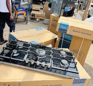 Unique Midea 5 Gas Hob(Tempered Glass)Auto Ignition 