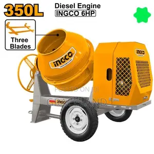 This Is Original INGCO Concrete Mixer 350 Litters Diesel Engine 6_HP
