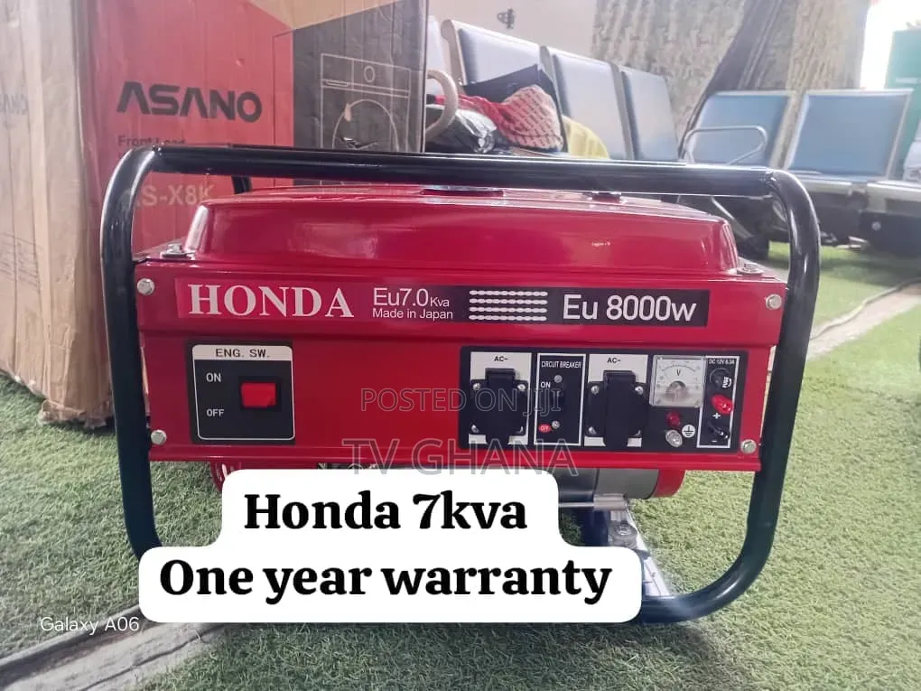 Honda 7.0kVA Generator Ghana | Affordable Heavy Duty Power Backup7kva