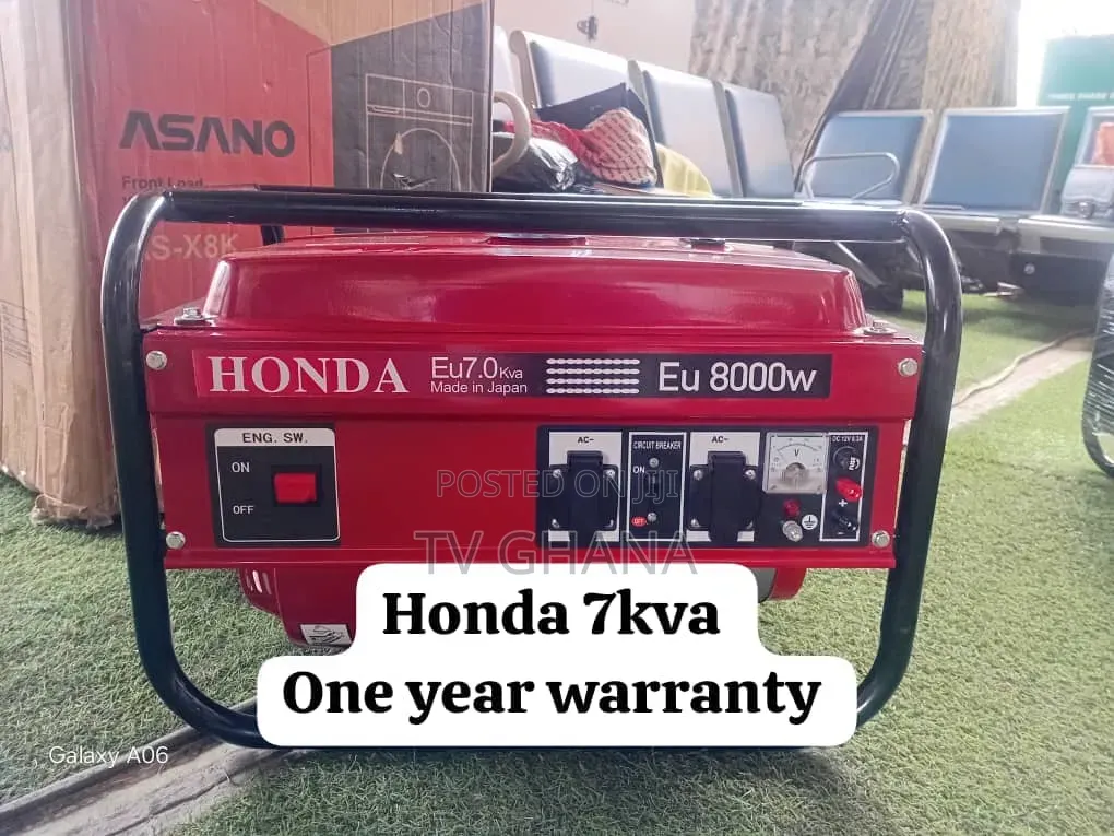 Honda 7.0kVA Generator Ghana | Affordable Heavy Duty Power Backup7kva