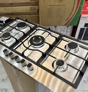 Sleek Midea 90G50ME 90cm Built in Hob(Gray)Stainless Steel