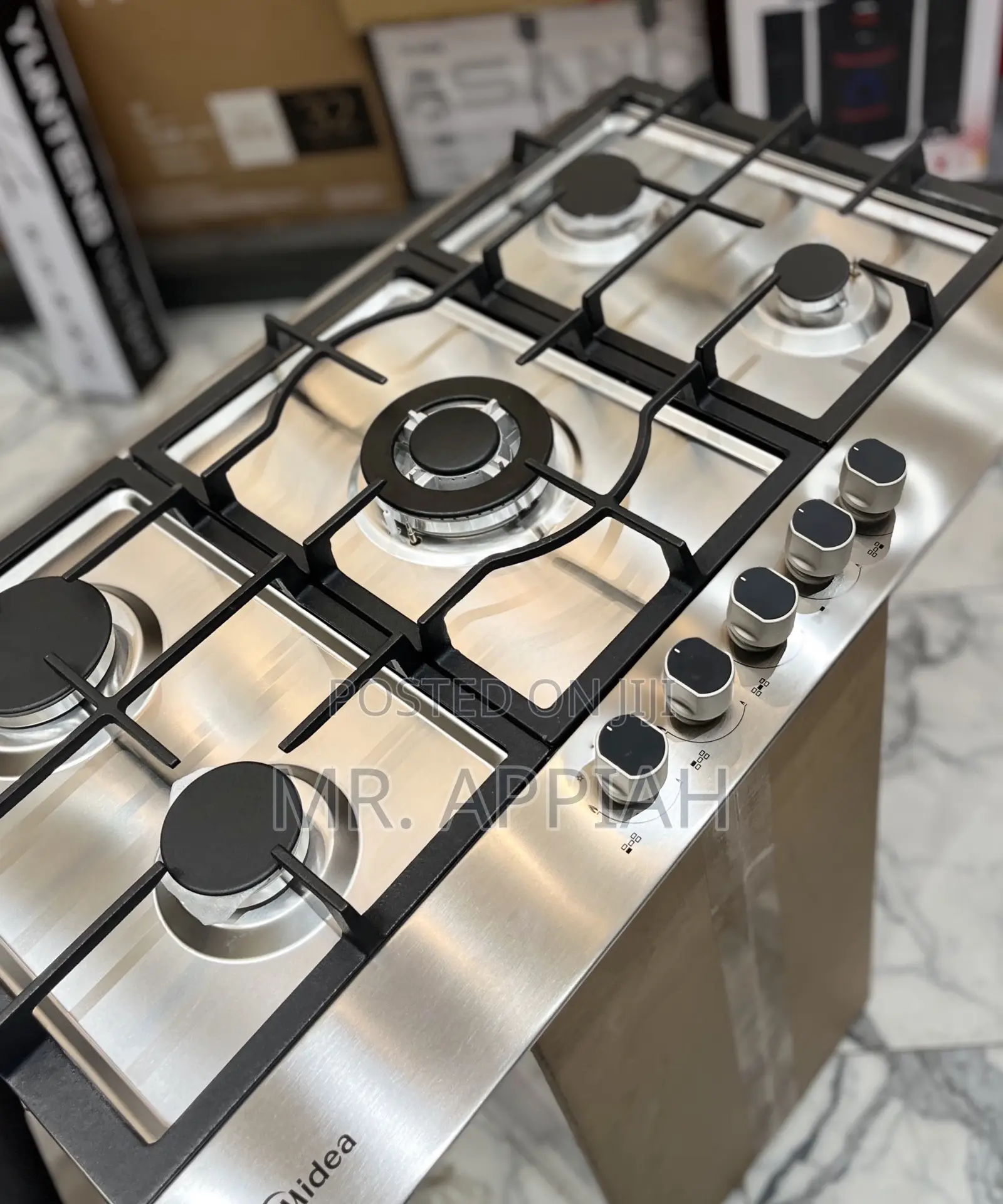 Original Midea 90cm Auto Ignition 5 Gas Built in Hob 
