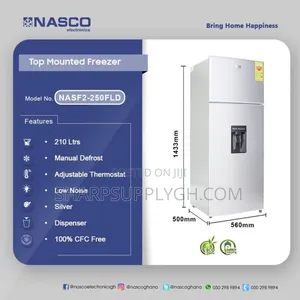 Nasco 210ltrs Top Mounted Freezer