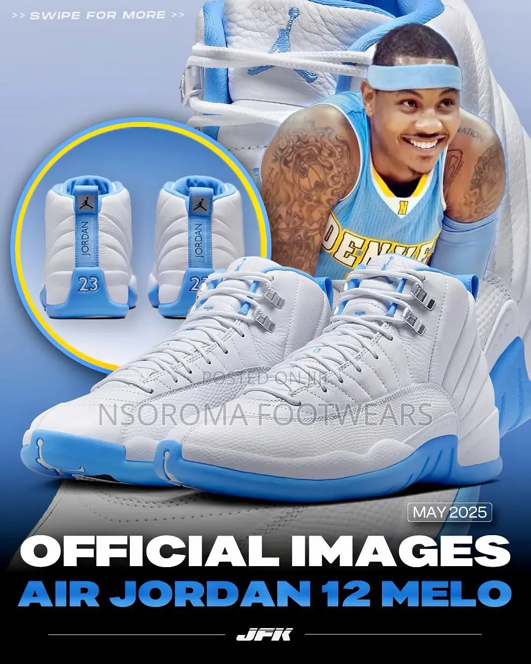Air Jordan 12 Sneakers – GH₵350 | Sizes 38–45 | Different Colours Avai