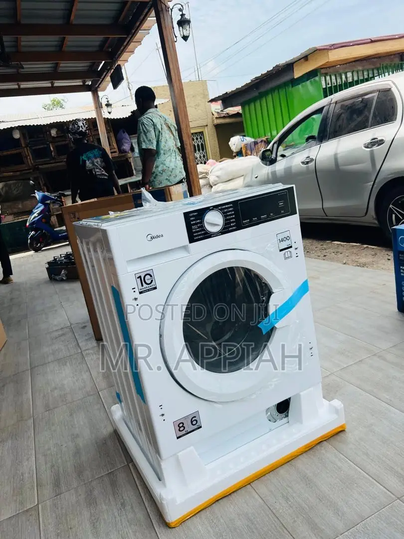 Order Midea 8kg Front Load Full Automatic Washing Machine(White) 
