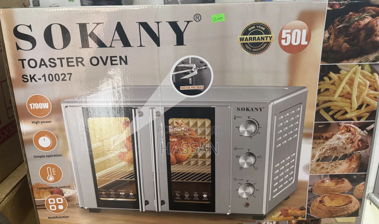 Toaster Oven 50Litres