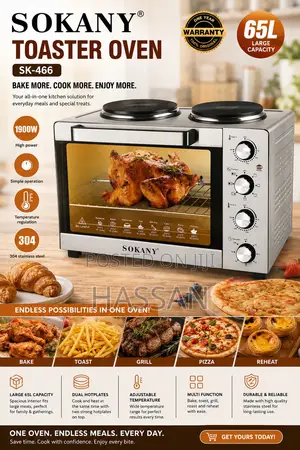 Toaster Oven 65Litres