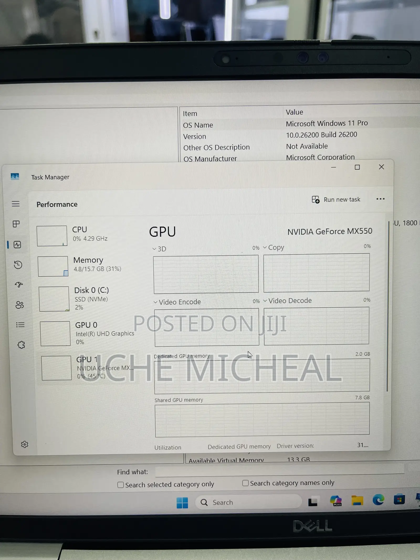 Laptop Dell Latitude 5530 16GB Intel Core i7 SSD 512GB