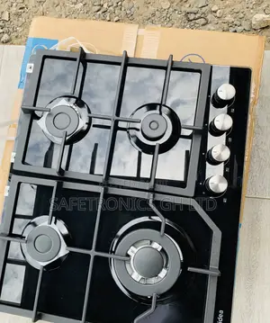 Original Best Midea 60cm 4 Burner Gas Hob| Black Glass [60GJ084]