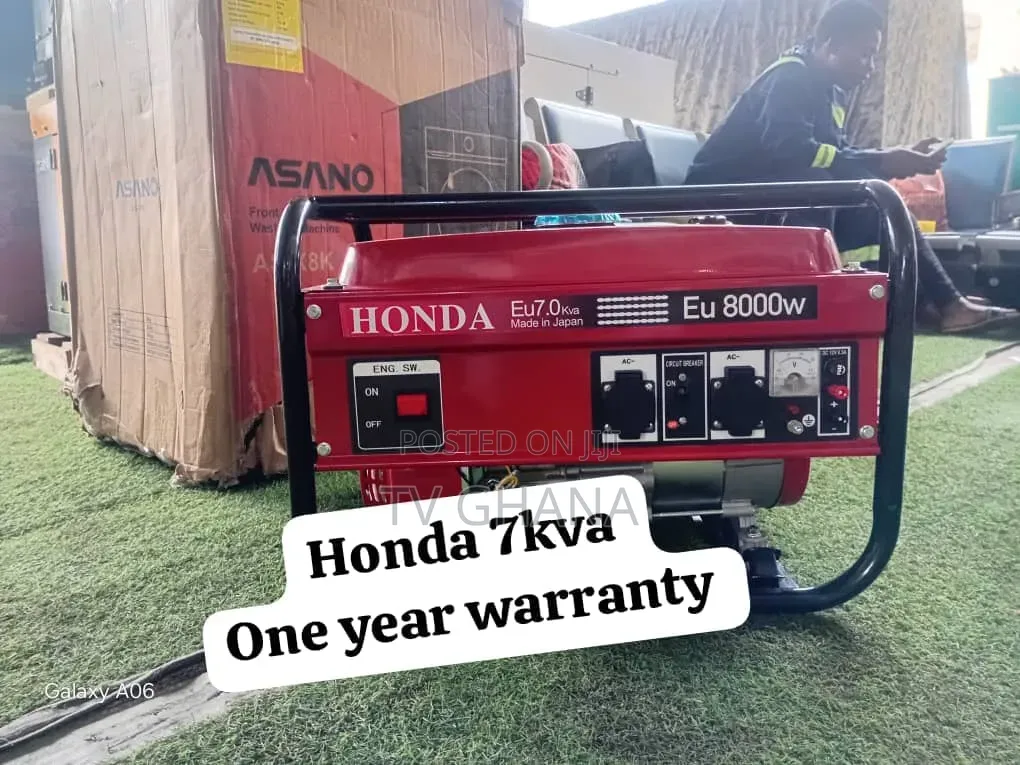 Original Honda 7kVA Generator – 100% Copper Coil7kva