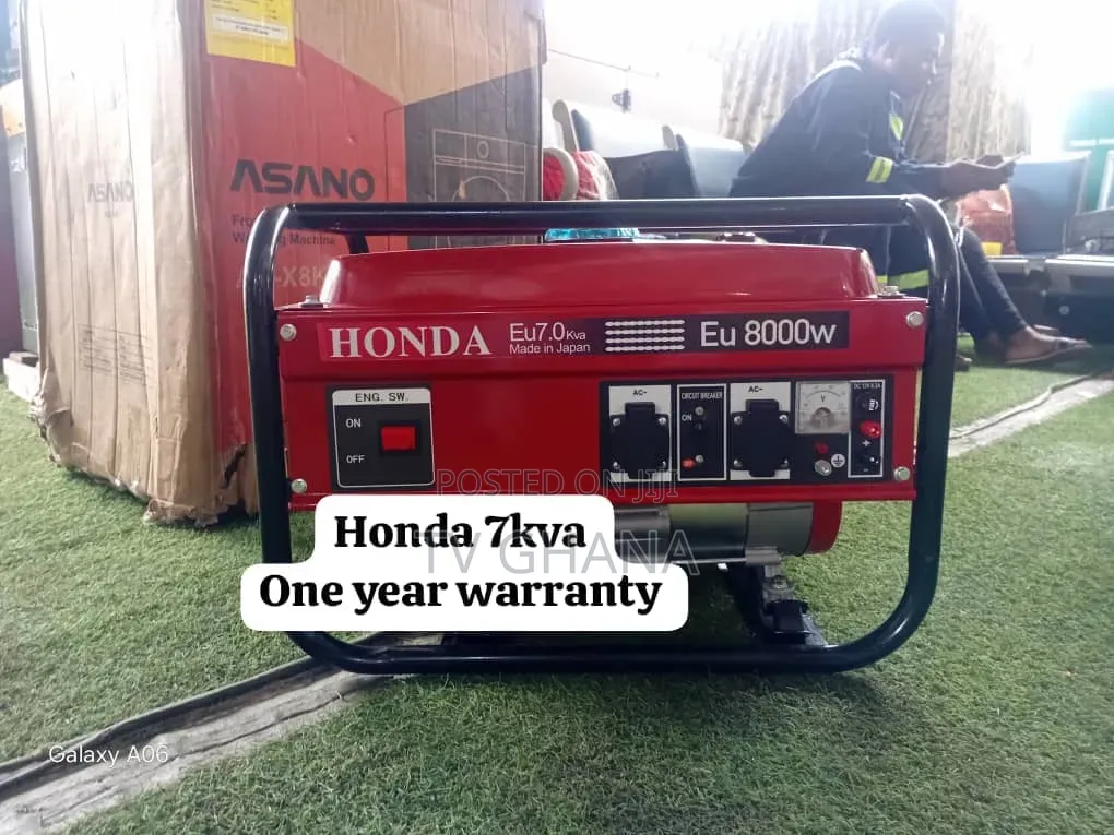 Original Honda 7kVA Generator – 100% Copper Coil7kva