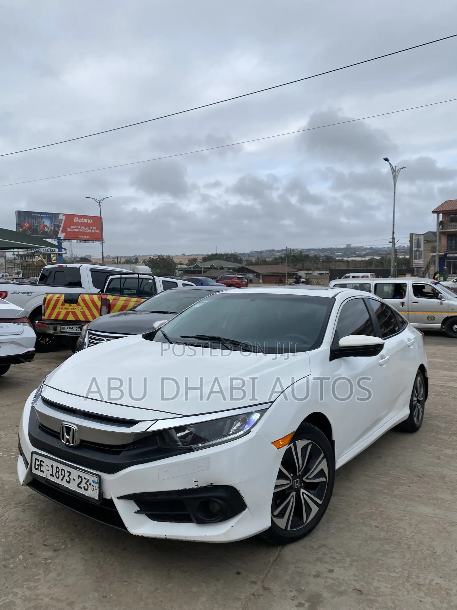 Honda Civic EX-L 4dr Sedan (1.5L 4cyl) 2017 White