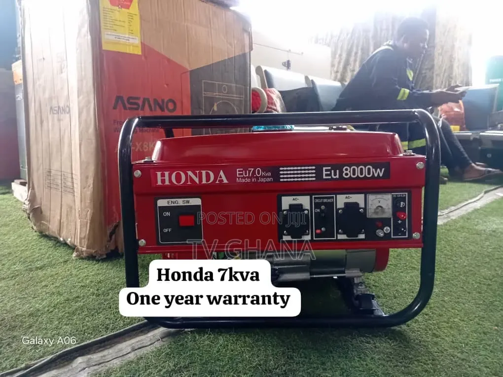 Honda 7kVA Heavy-Duty Generator – Low Fuel Consumption7kva