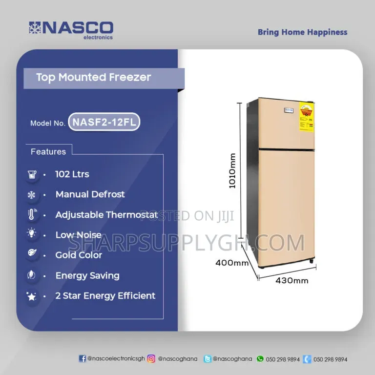 Nasco 102l Table Top Refrigerator