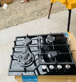 Lastest Black Midea 60cm 4 Burner Gas Hob| Black Glass [60GJ084]