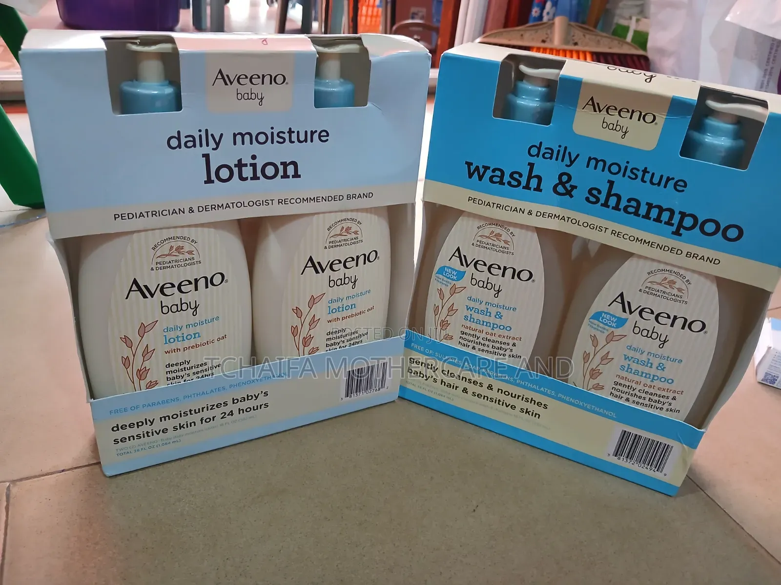 Aveeno Baby Wash and Lotion
