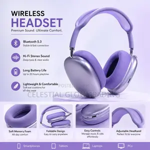 Wireless Bluetooth Headset With Microphone and Long Battery Life