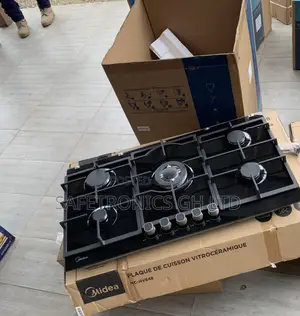 Kindly Check Built-in Midea 5 Burner Gas Hob - 90cm (90GQ095)