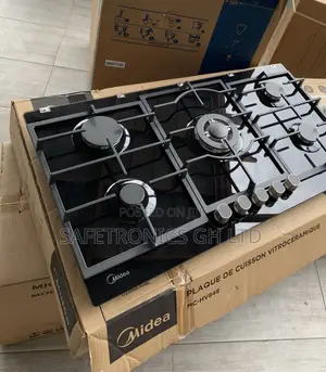 Check Out Built-in Midea 5 Burner Gas Hob - 90cm (90GQ095)
