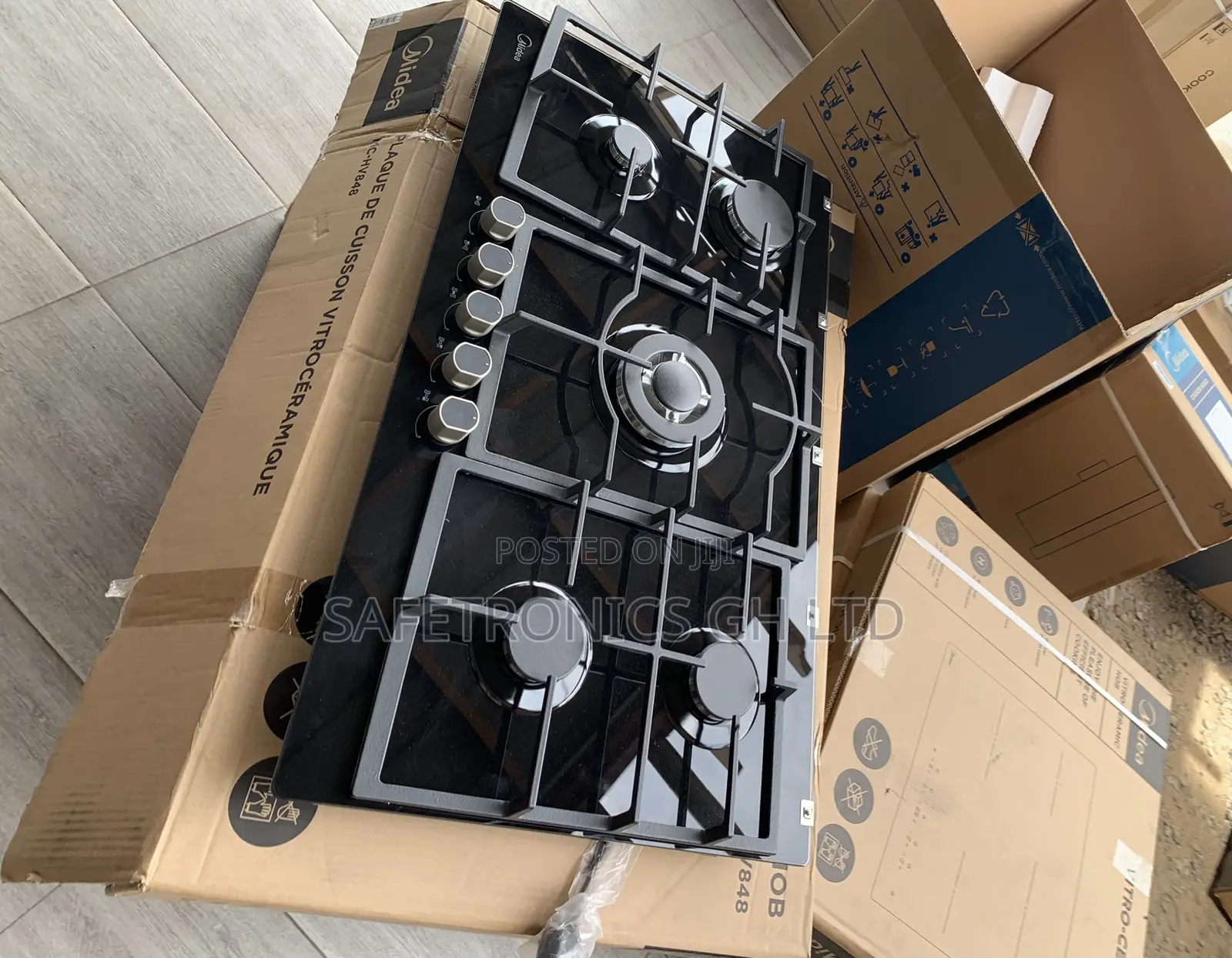 Valuable Built-in Midea 5 Burner Gas Hob - 90cm (90GQ095)