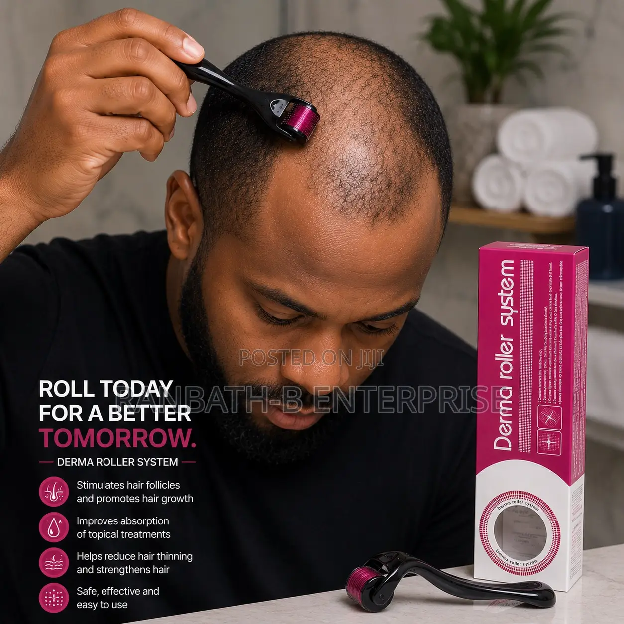 Derma Roller System – Groom. Roll. Grow.