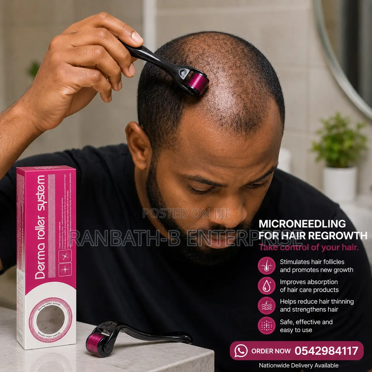 Derma Roller System – Groom. Roll. Grow.