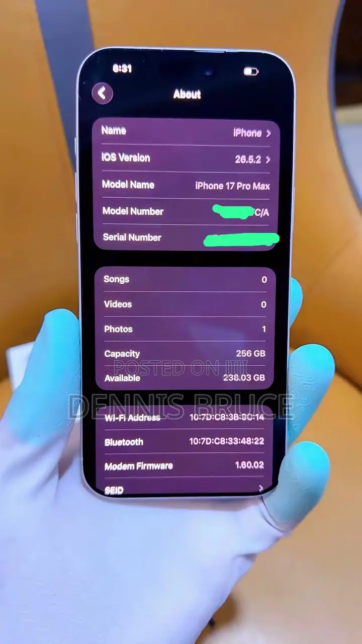 Apple iPhone 17 Pro Max 256 GB Silver