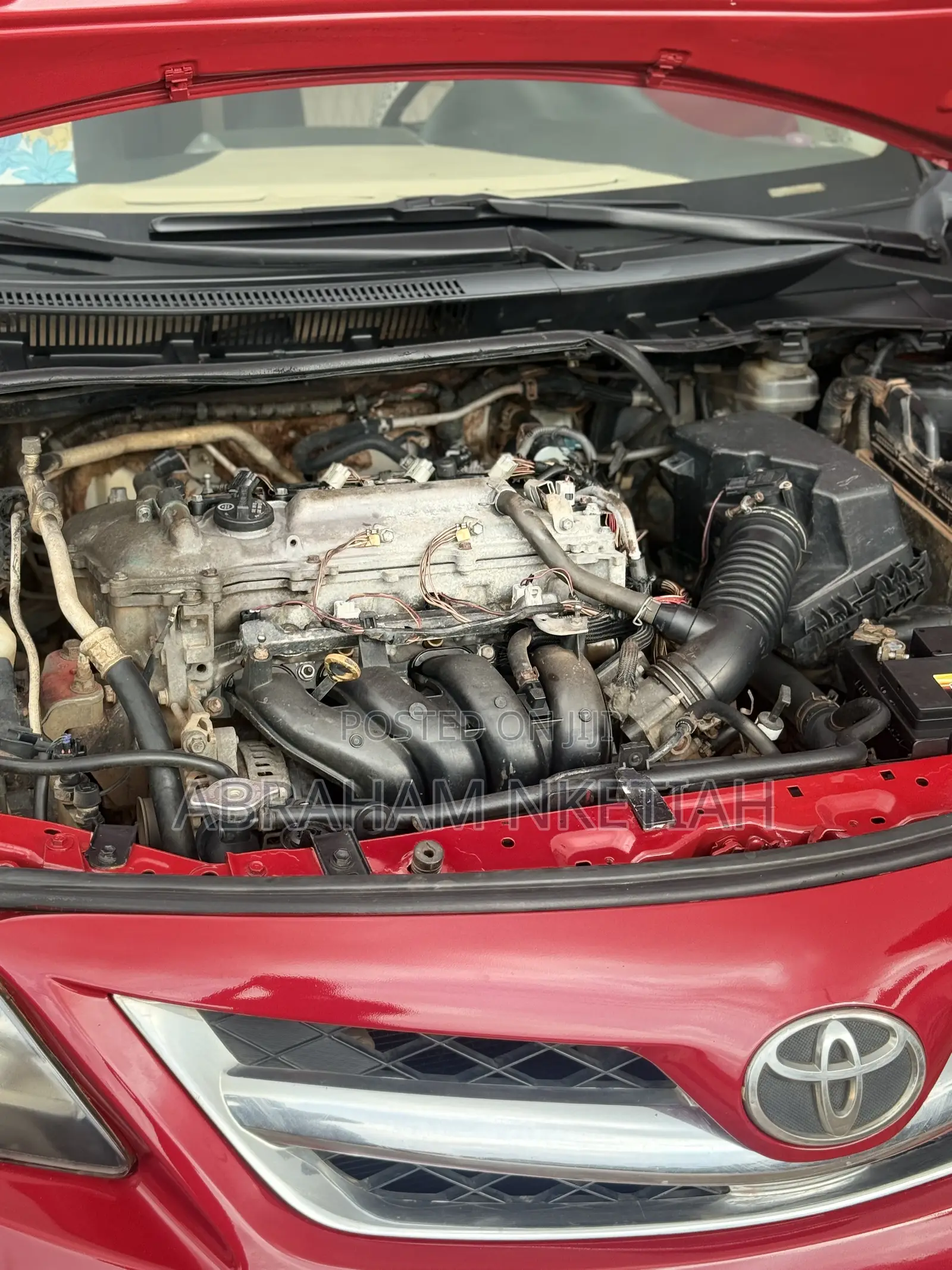Toyota Corolla Base 4dr Sedan (1.8L 4cyl 5M) 2011 Red