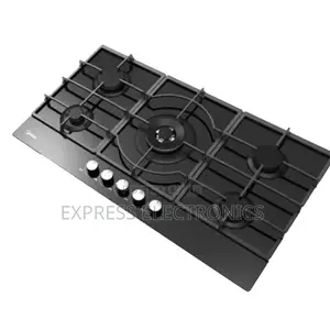 Hot Deals Midea 90Gq095 Built-in Gas Stove, 5 Burners, 60X50 Cm -Black