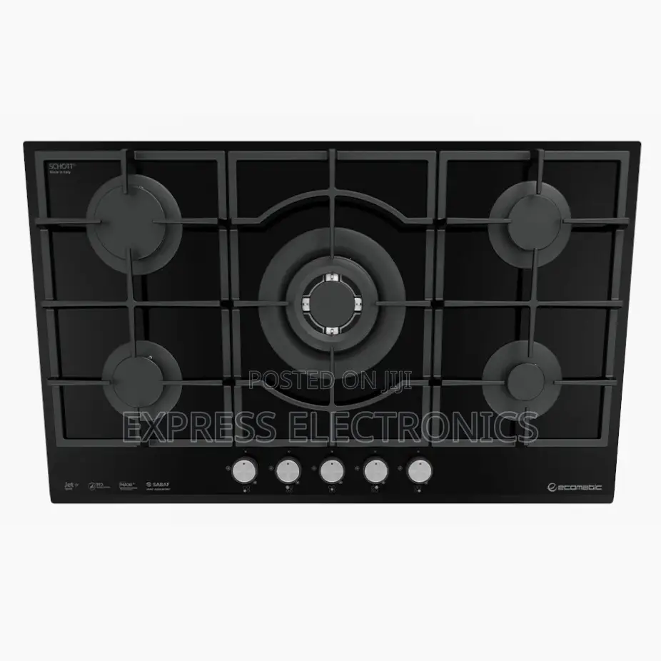 Limited Stock Midea 90Gq095 Built-in Gas Stove, 5 Burners, 60X50 Cm -