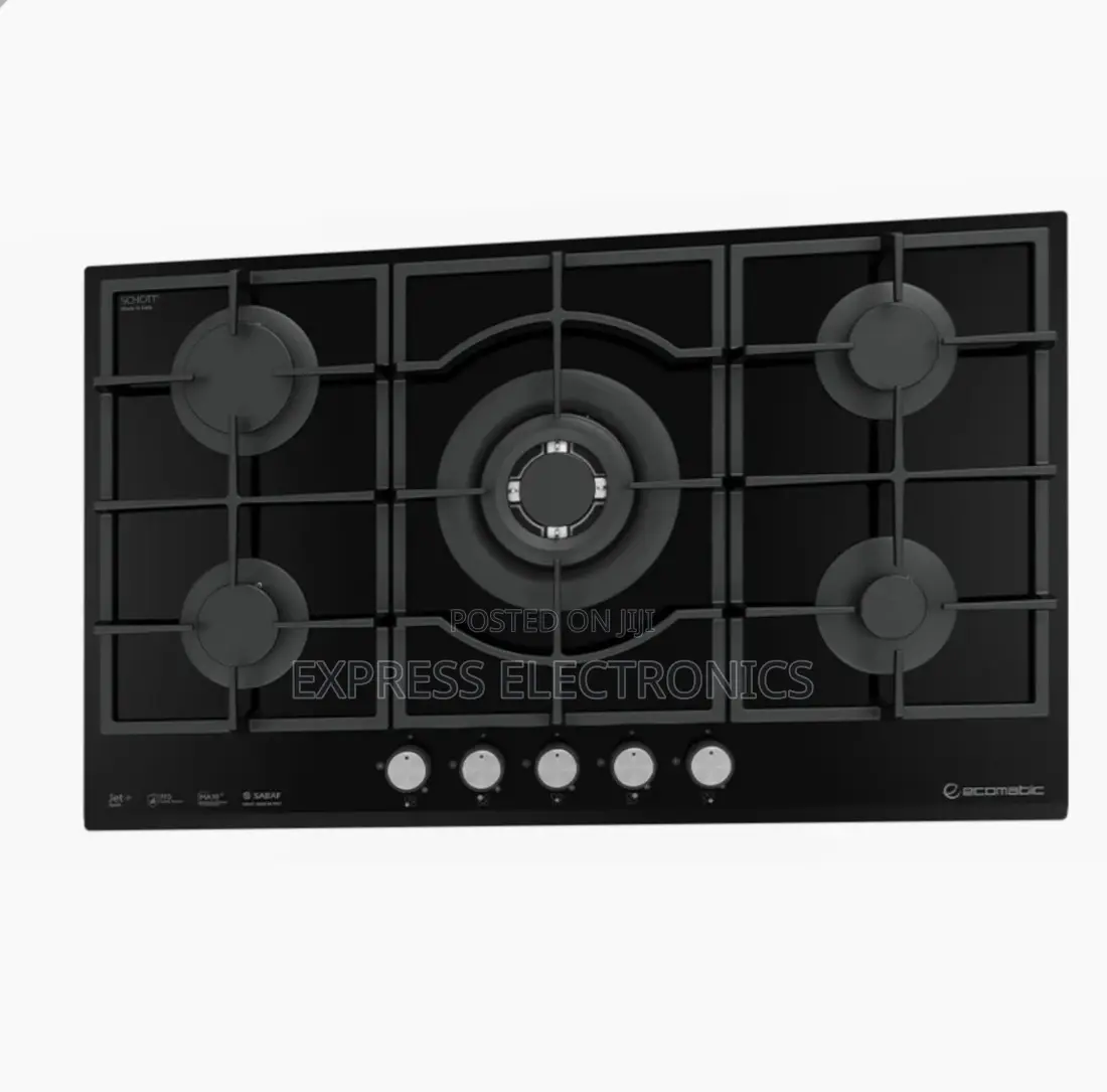 Limited Stock Midea 90Gq095 Built-in Gas Stove, 5 Burners, 60X50 Cm -