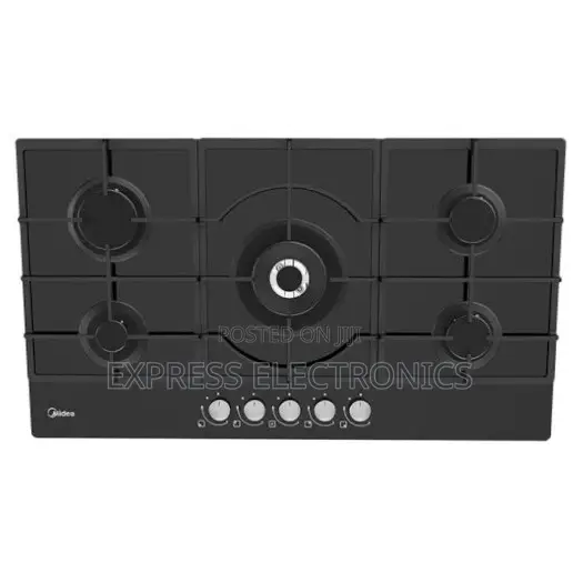 Ultra Sleek Midea 90Gq095 Built-in Gas Stove, 5 Burners, 60X50 Cm -